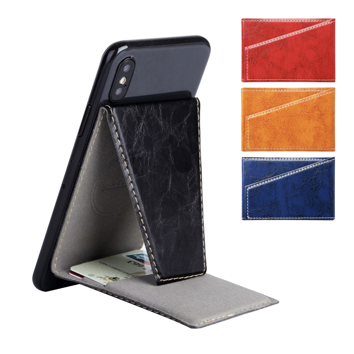 2-in-1 Leather Phone Stand